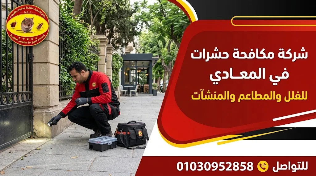 شركة مكافحة حشرات في المعادي | جلفار 01030952858
