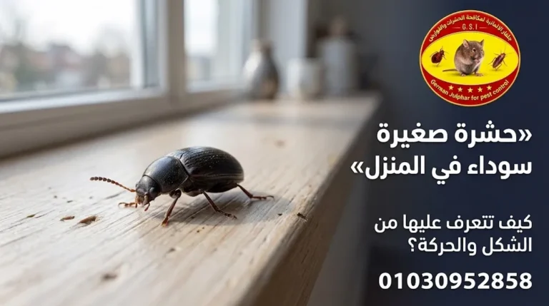 حشرة صغيرة سوداء في المنزل