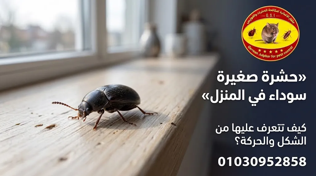 حشرة صغيرة سوداء في المنزل