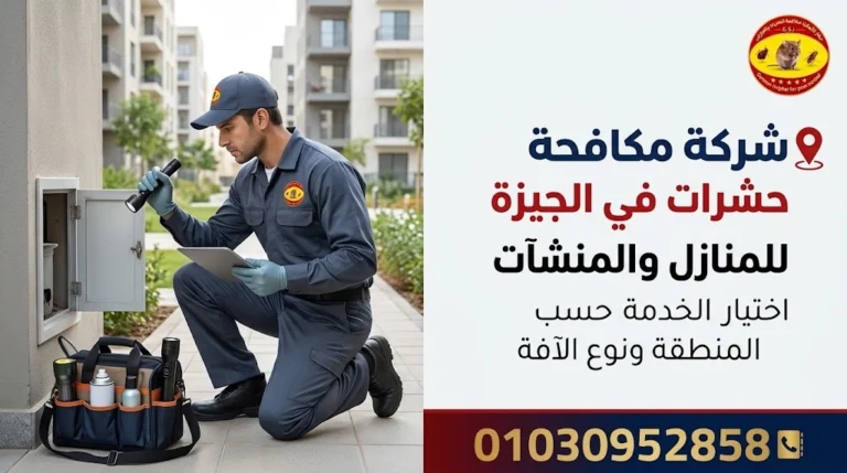 شركة مكافحة حشرات في الجيزة