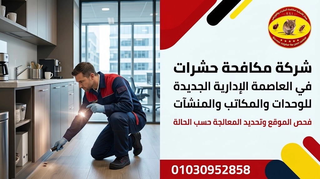 شركة مكافحة حشرات في العاصمة الإدارية