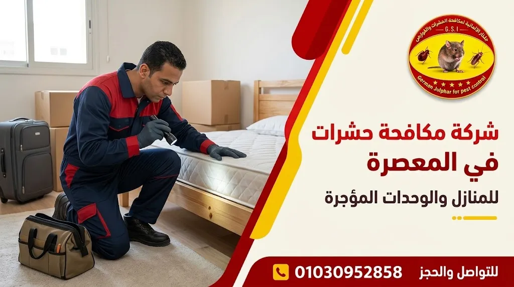 شركة مكافحة حشرات في المعصرة