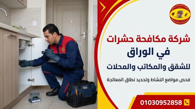 شركة مكافحة حشرات في الوراق